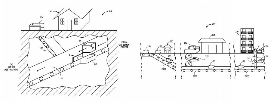 amazon-patent-tunnel-delivery-system